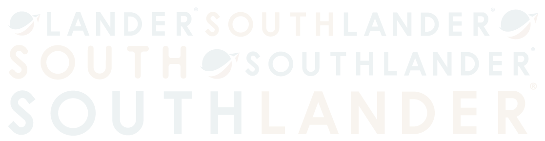 A simple logo arrangement for Southlander, with the brand name in colorful capital letters, Wholesale Flowers Near Me and Bulk Organic Food Produce Distributors.