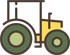 An image of an agriculture tractor, representing the production workforce of Southlander, Wholesale Flowers Near Me and Bulk Organic Food Produce Distributors.